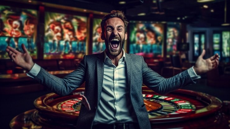 Aplikasi mobile bintang judi menampilkan meja kasino langsung dan antarmuka permainan slot