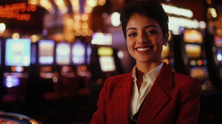 Layar meja blackjack langsung dalam aplikasi bintang judi