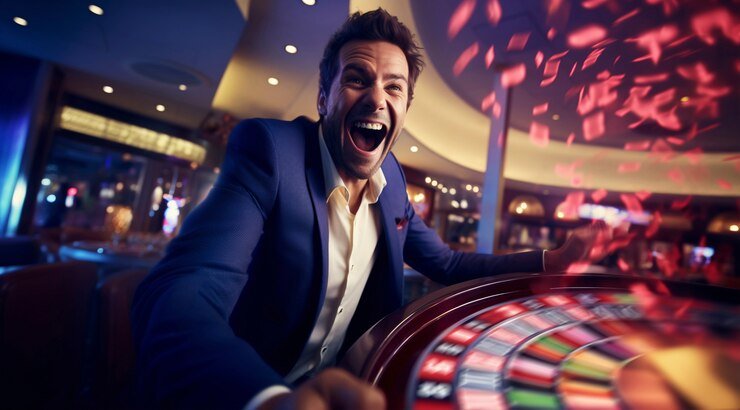 Antarmuka permainan Teen Patti live-dealer di aplikasi bintang judi Android